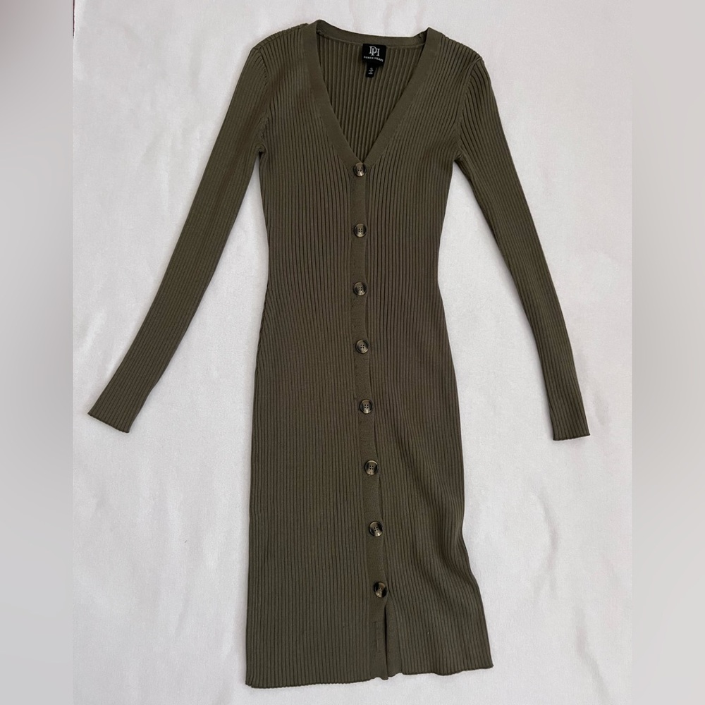 Olive green dress